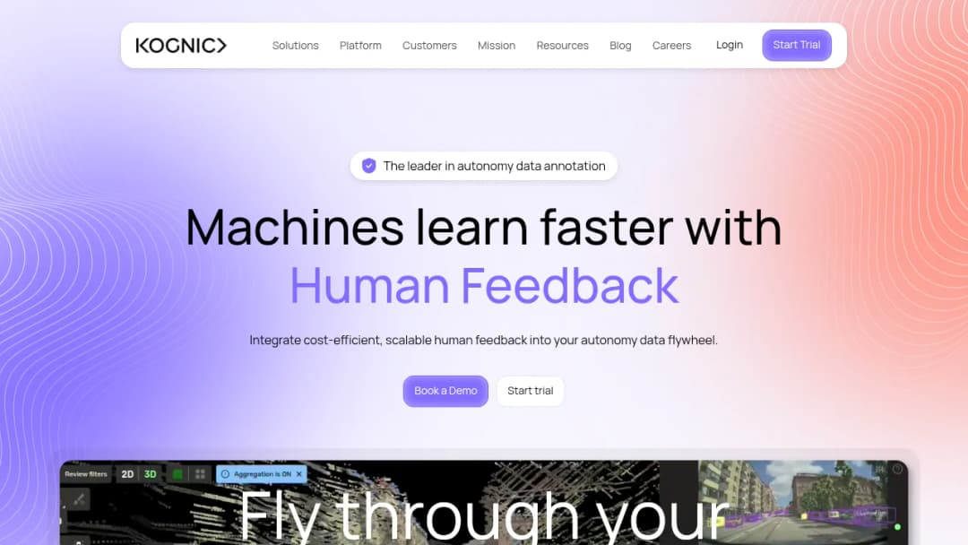Kognic screenshot
