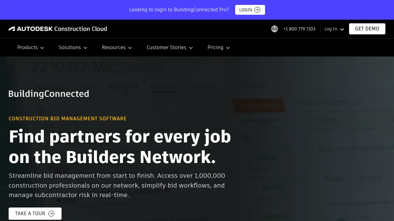 Autodesk BuildingConnected screenshot