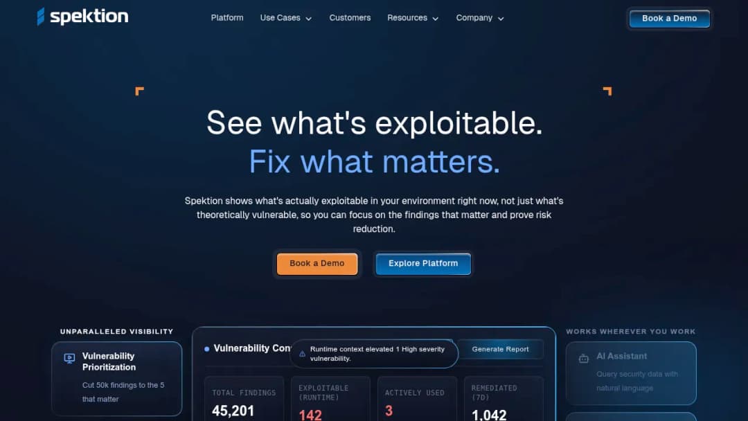 Spektion screenshot