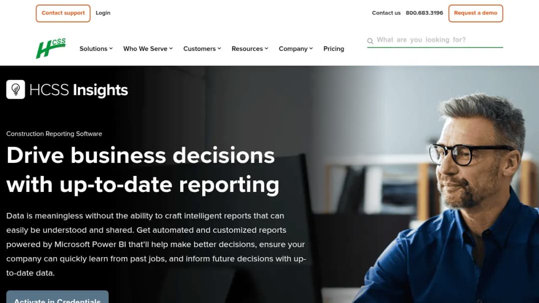 HCSS Insights screenshot