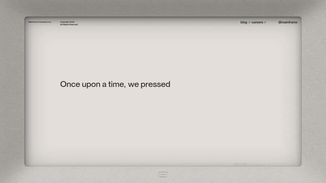 Mainframe screenshot