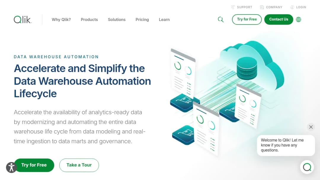 Qlik Data Warehouse Automation screenshot