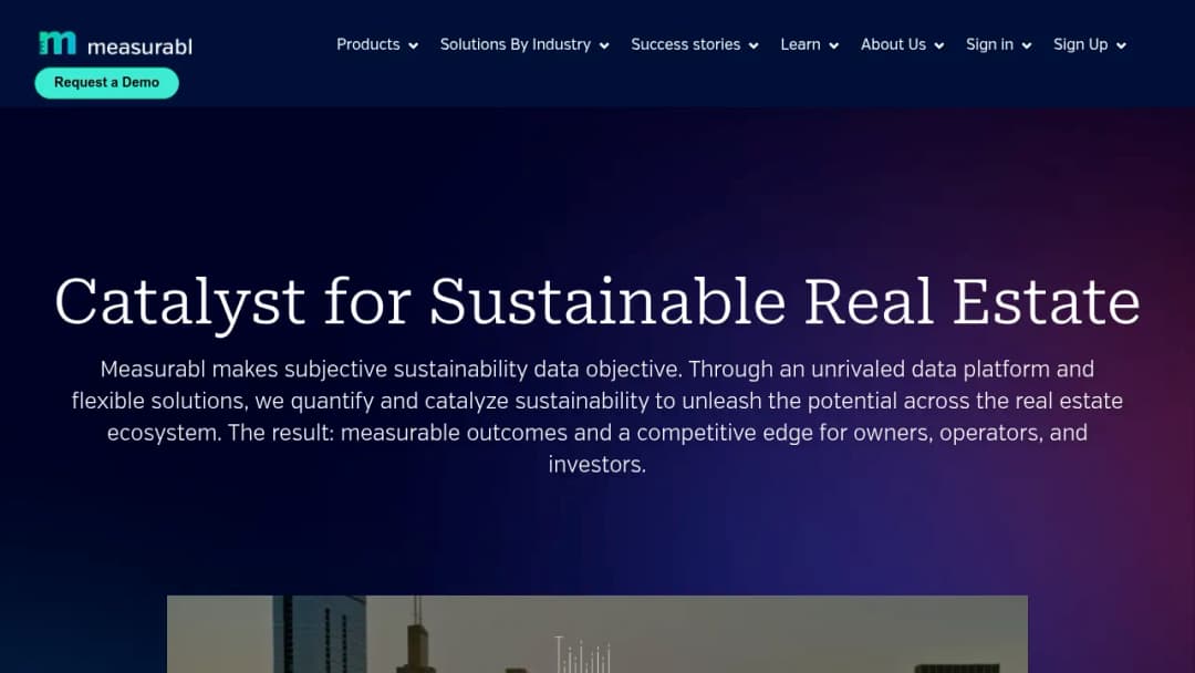 Measurabl screenshot