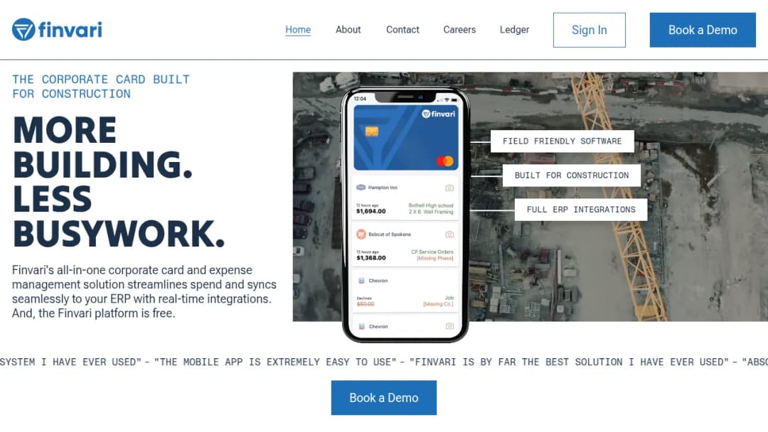 Finvari screenshot