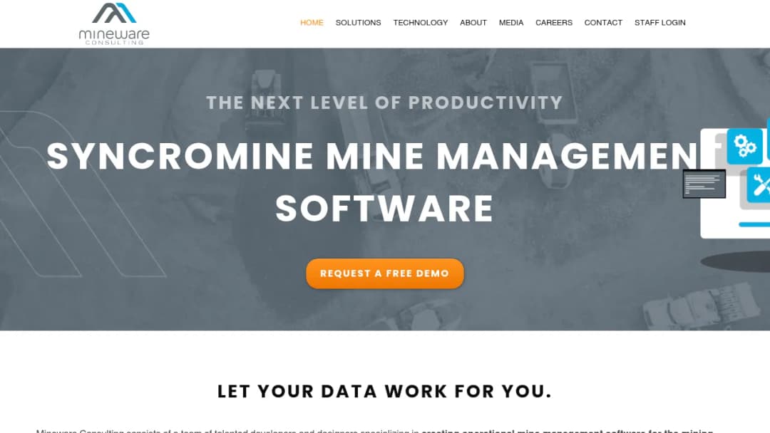 Mineware screenshot