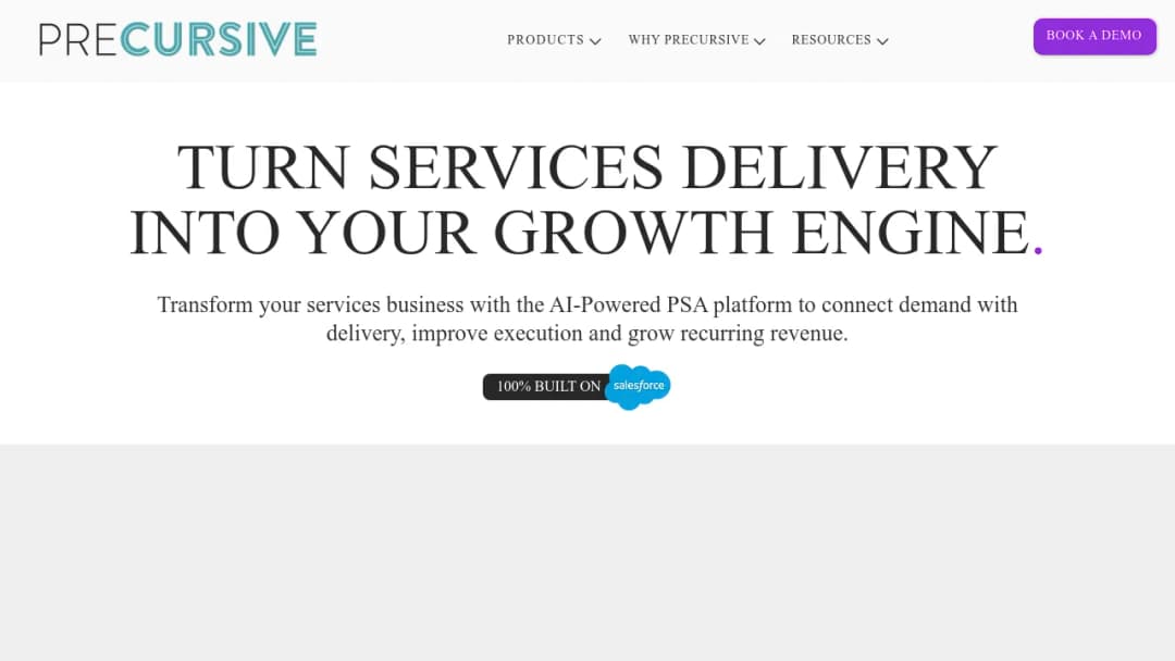Precursive screenshot
