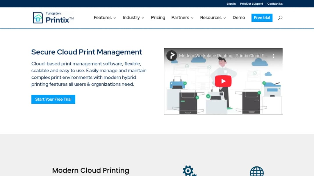 Printix screenshot