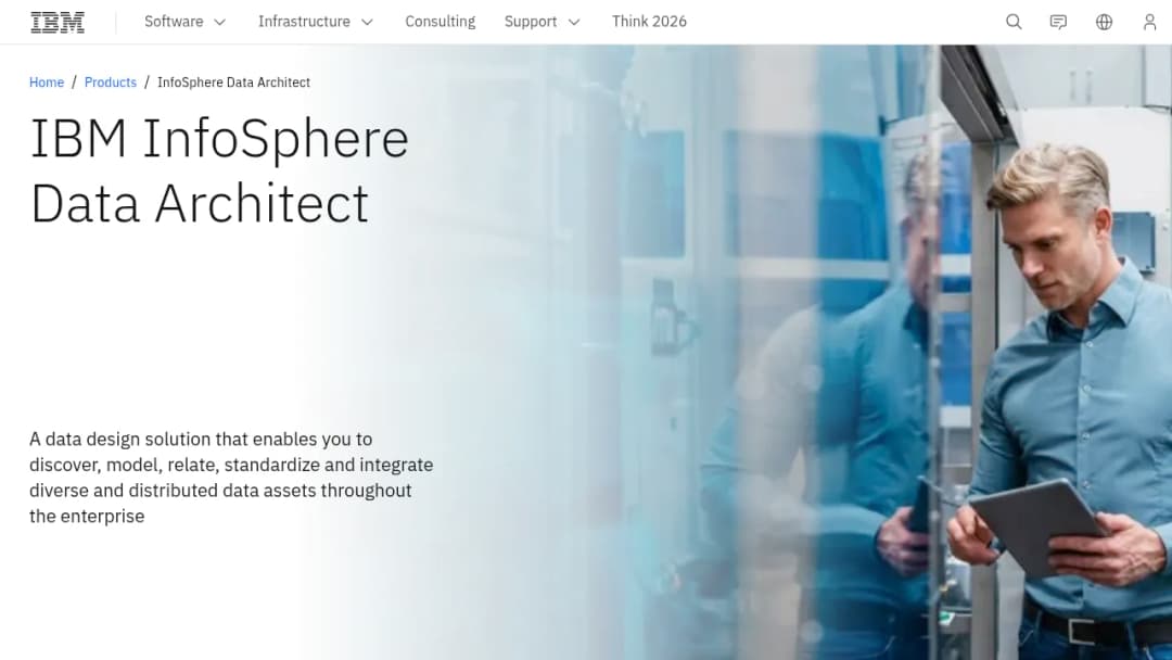 IBM Infosphere Data Architect screenshot