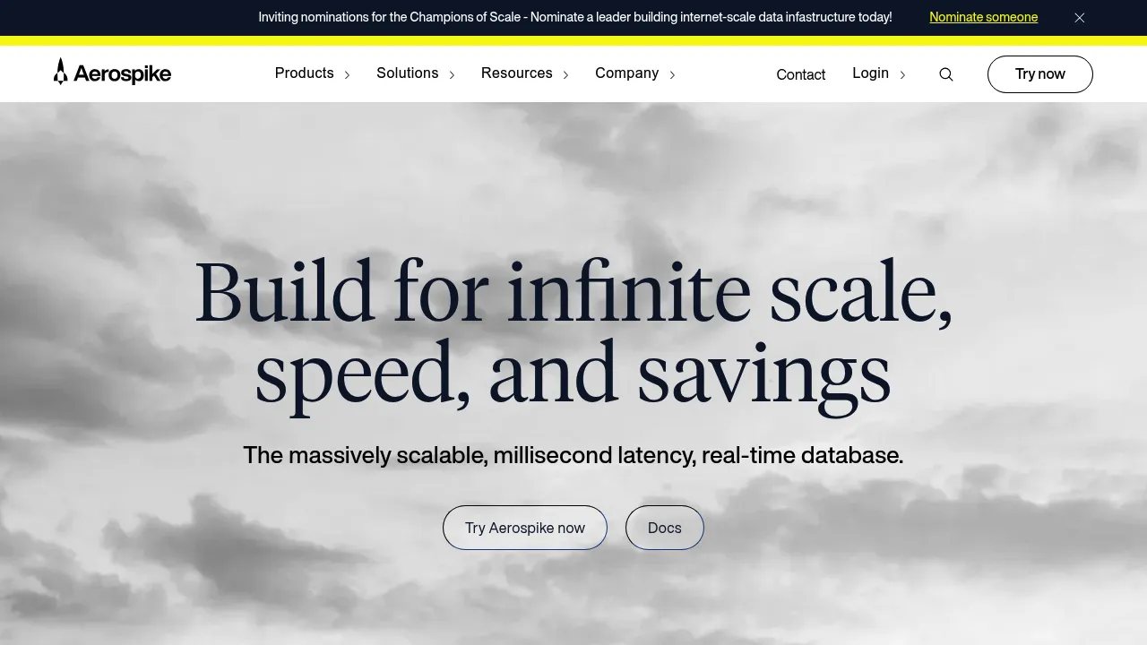 Aerospike screenshot
