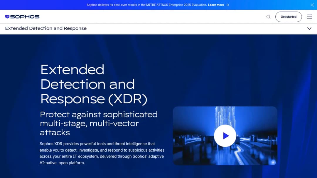 Sophos XDR screenshot