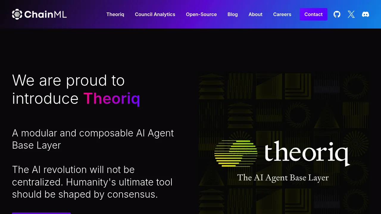 ChainML screenshot