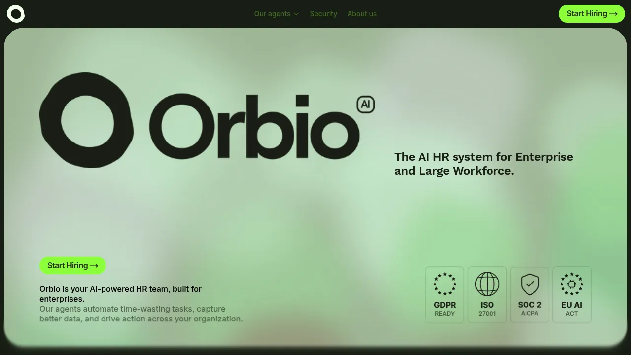 Orbio AI screenshot