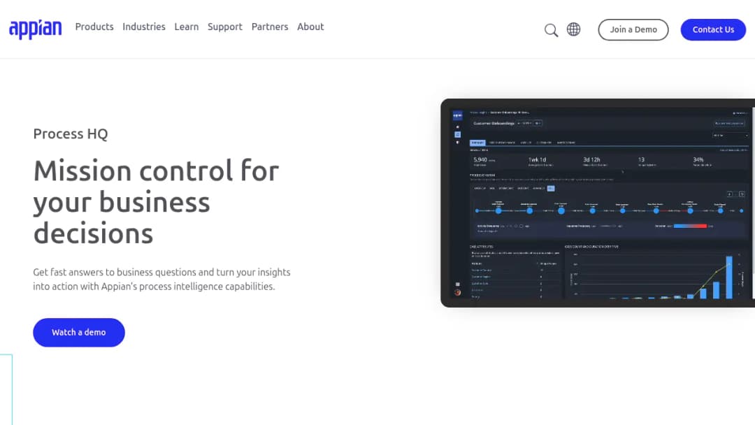 Appian Process Intelligence screenshot