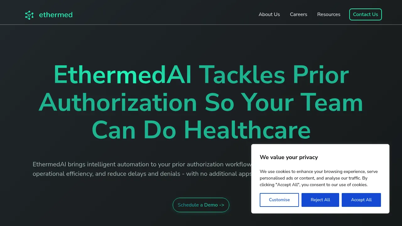 Ethermed screenshot