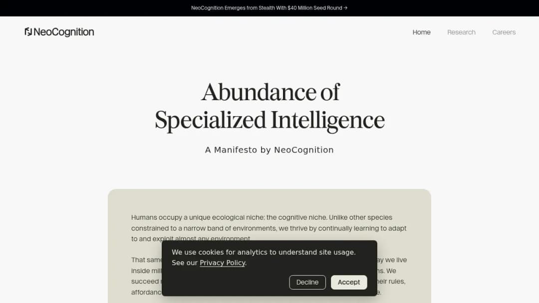 NeoCognition screenshot