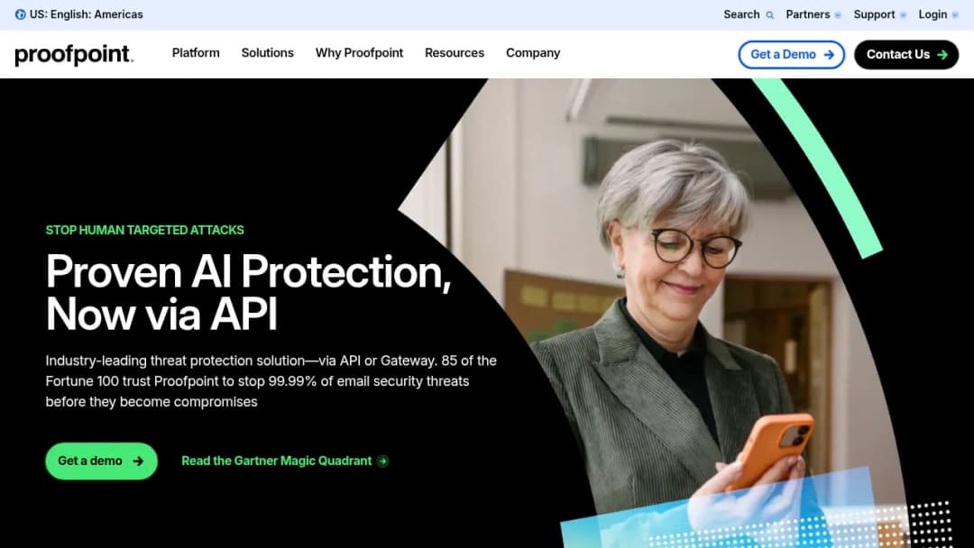 Proofpoint Core Email Protection screenshot