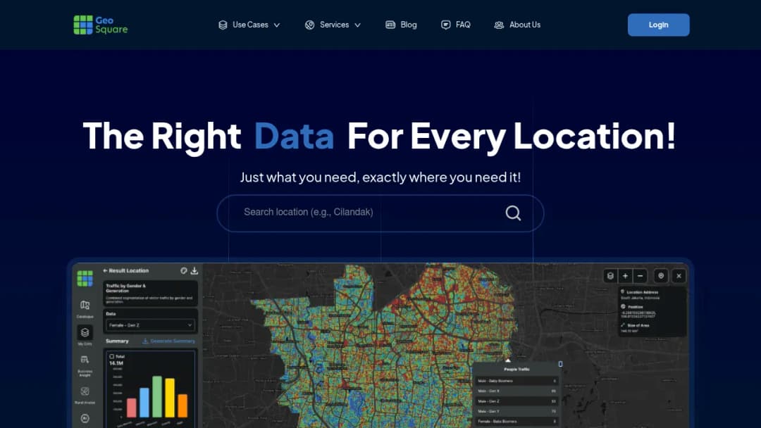 GeoSquare screenshot