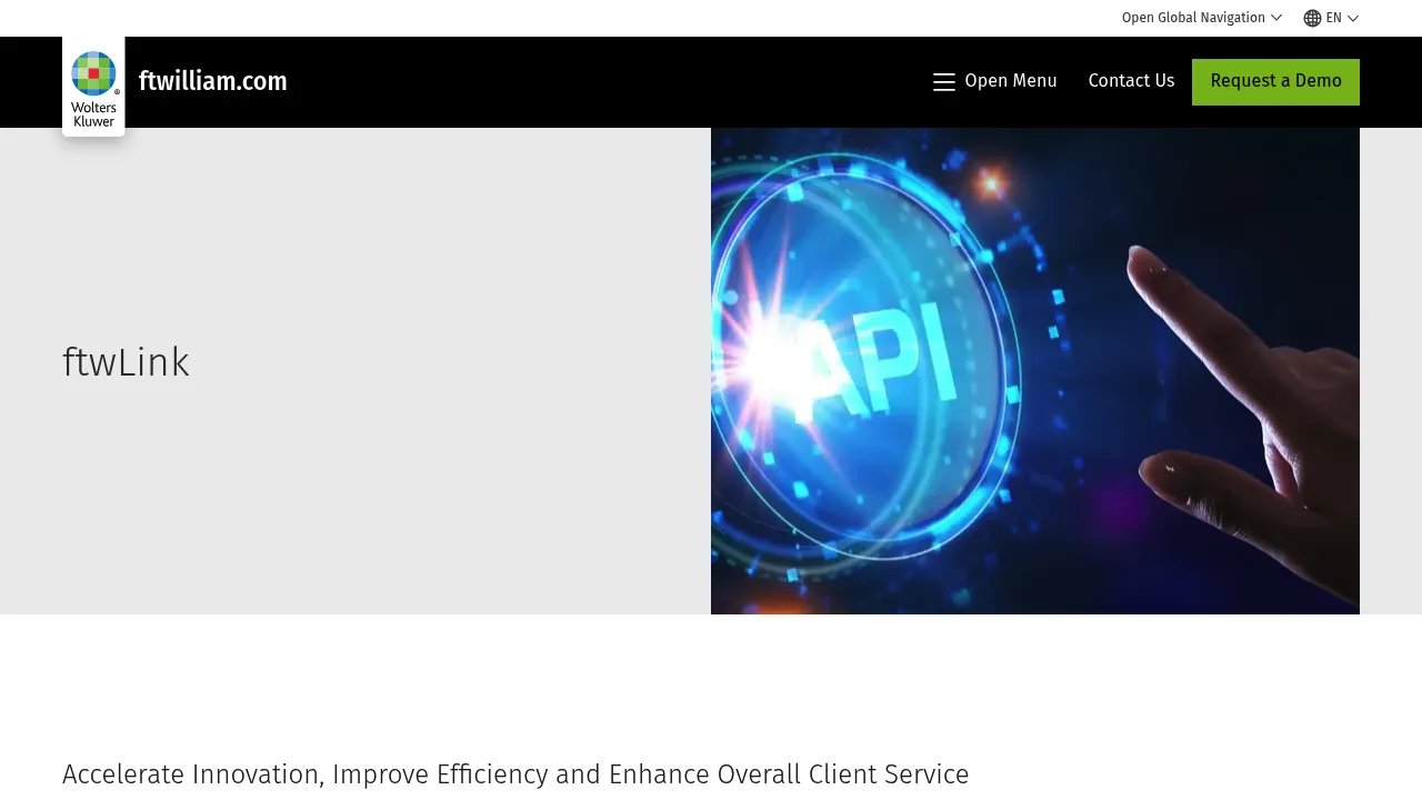 Wolters Kluwer ftwLink screenshot