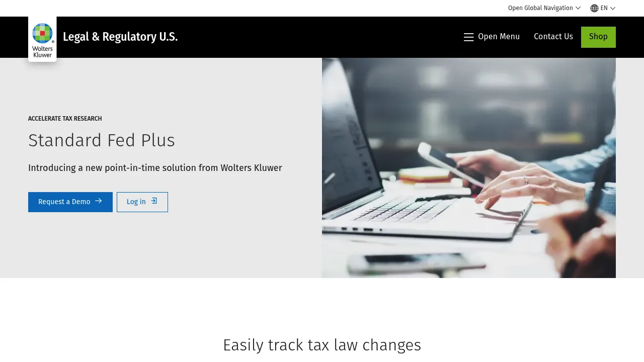 Wolters Kluwer Standard Fed Plus screenshot