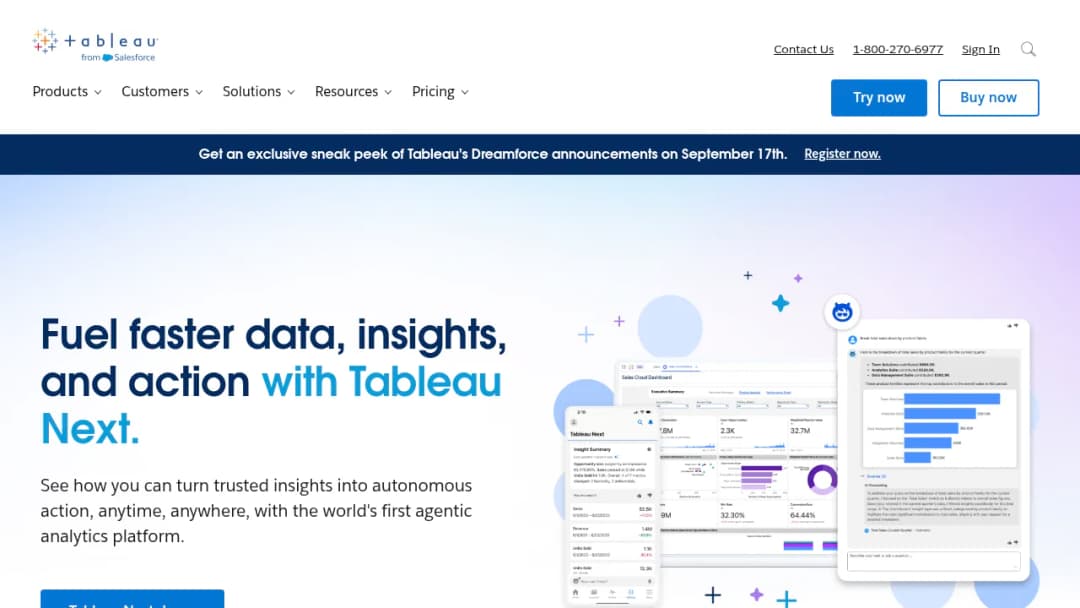 Tableau Software screenshot