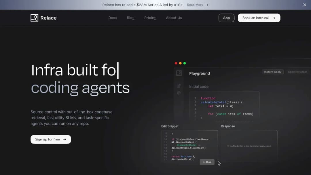Relace screenshot