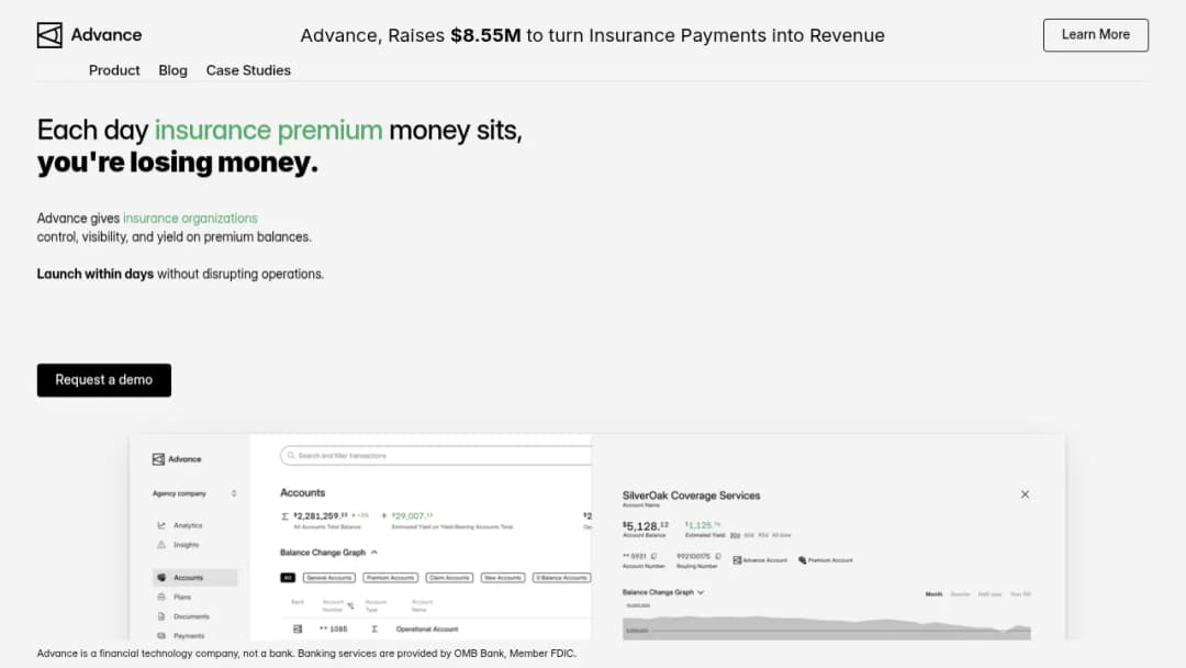 Advance screenshot