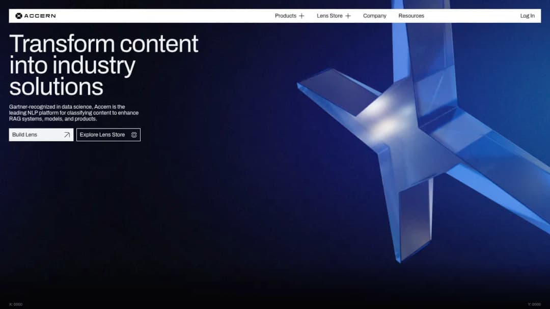Accern screenshot