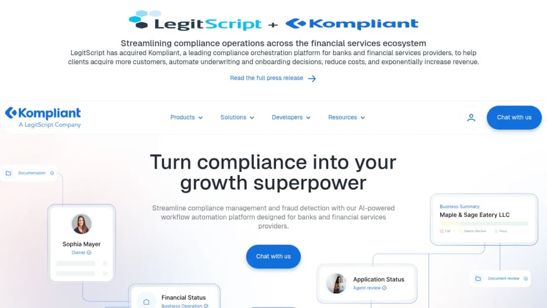 Kompliant screenshot