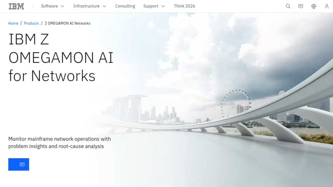 IBM Z Omegamon AI Networks screenshot