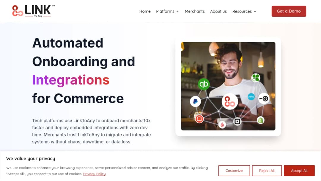 Linktoany screenshot