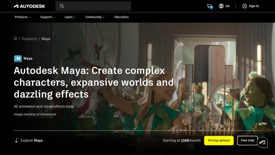 Autodesk Maya screenshot