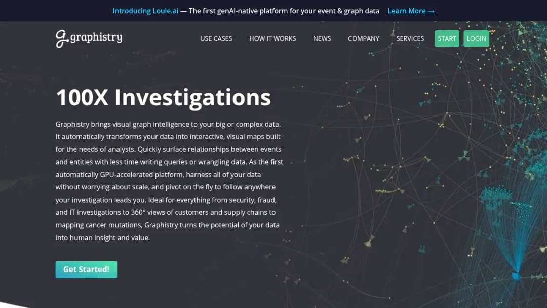 Graphistry screenshot