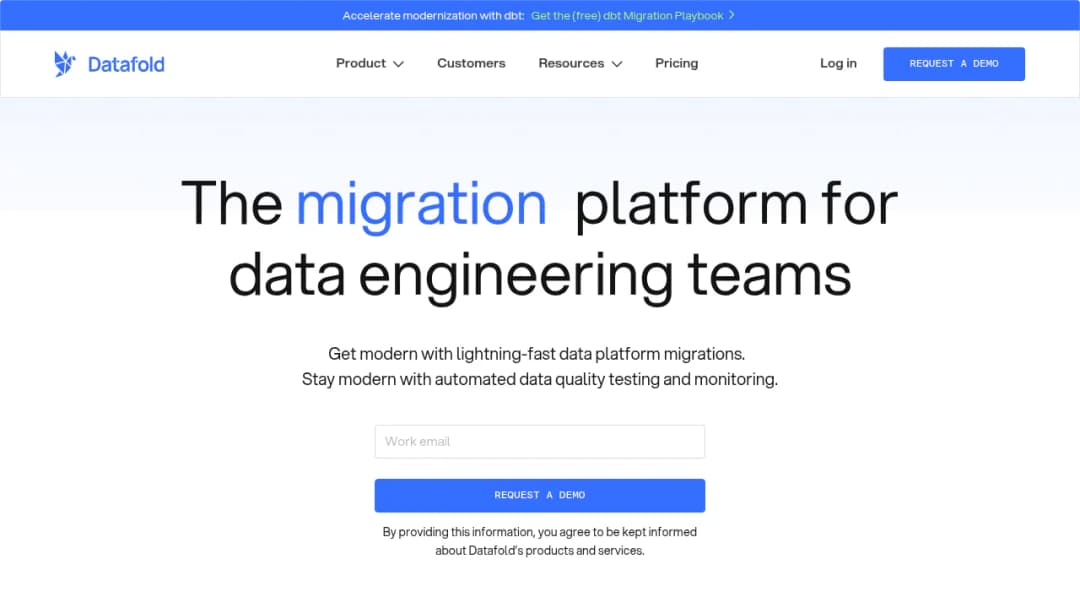 Datafold screenshot