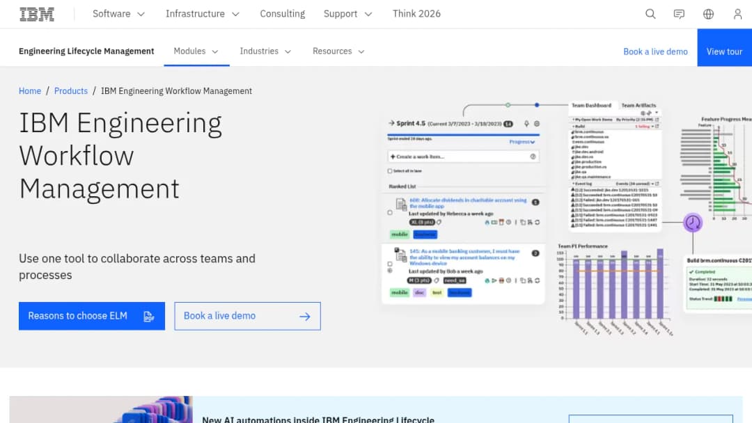 IBM Engineering Workflow Management | Airframe