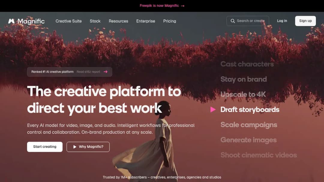 Magnific screenshot