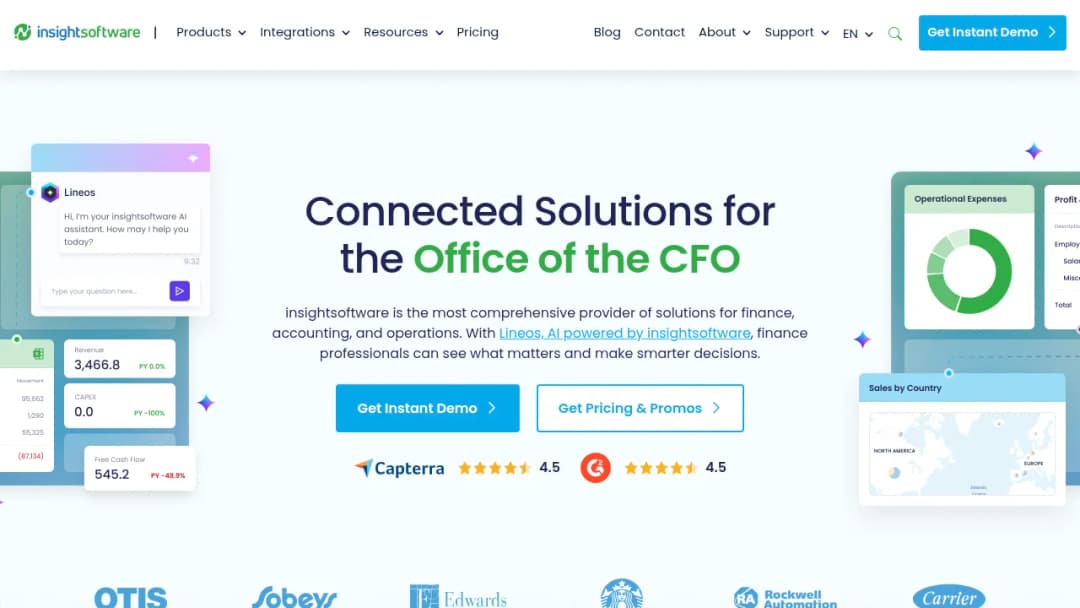 insightsoftware screenshot