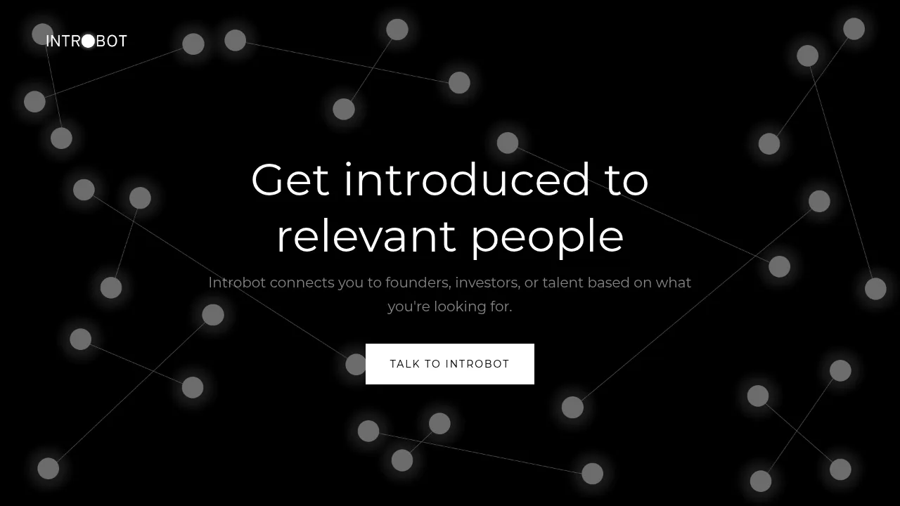 Introbot screenshot