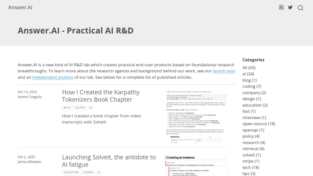 Answer.AI screenshot