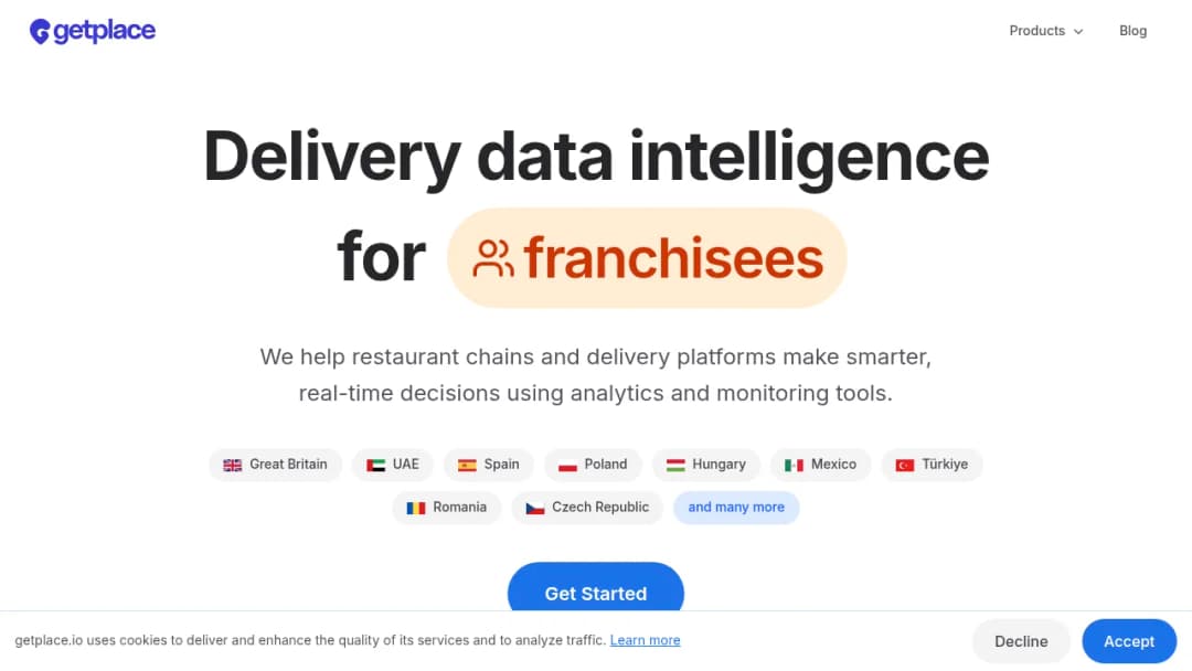 Getplace.io screenshot