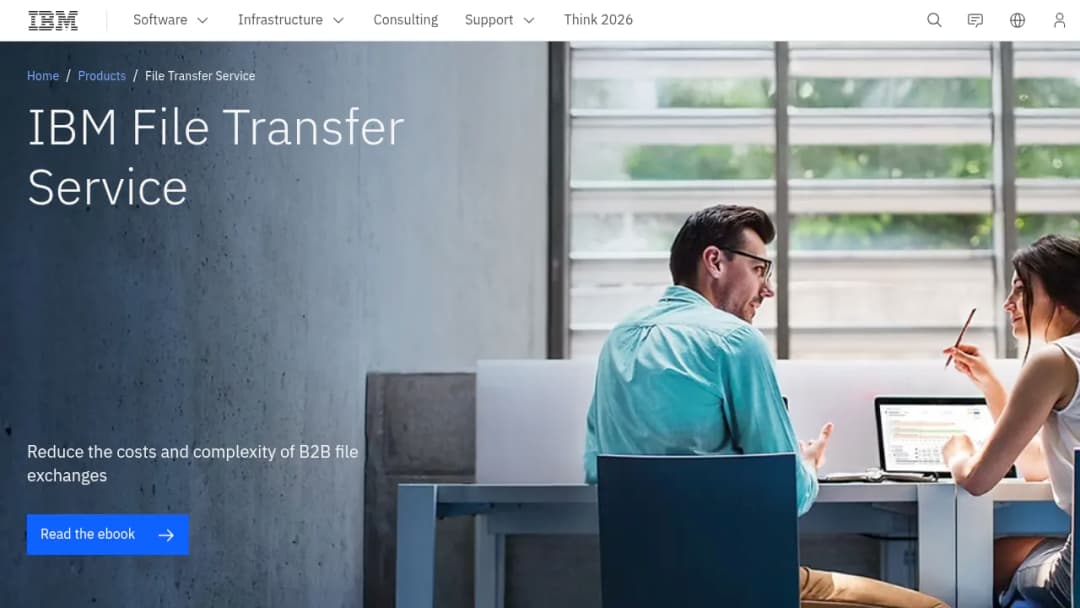 IBM File Transfer Service screenshot