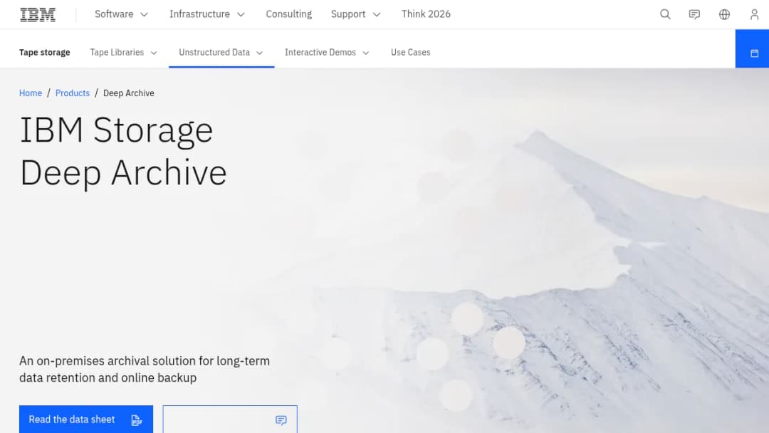 IBM Deep Archive screenshot