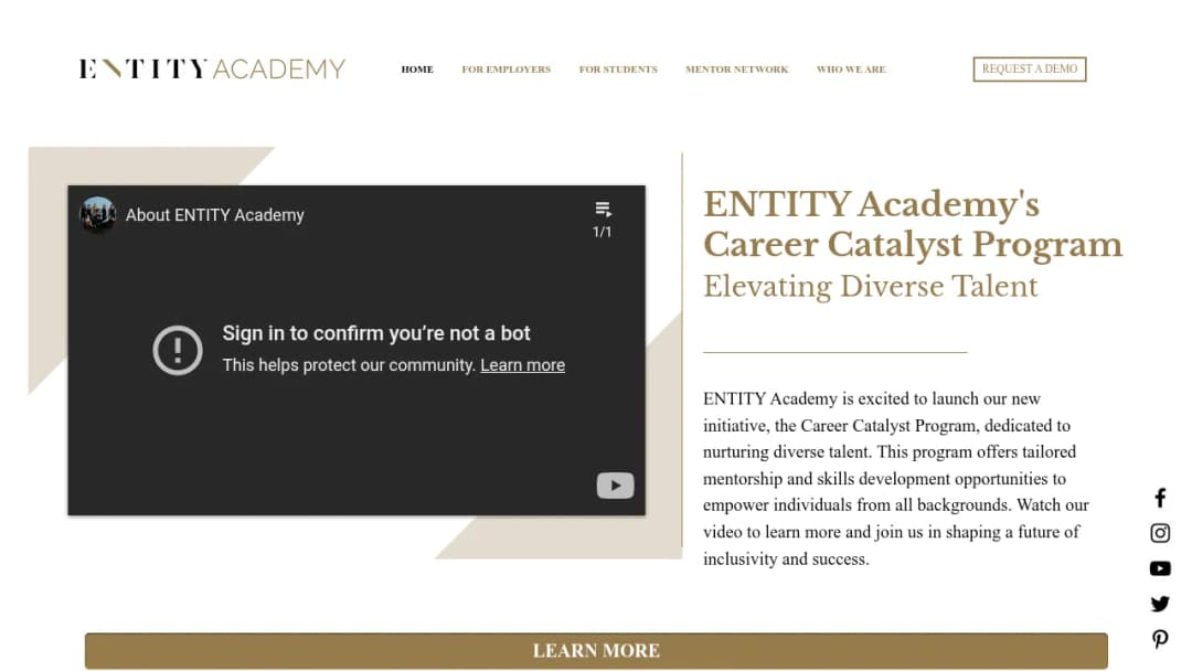 ENTITY screenshot