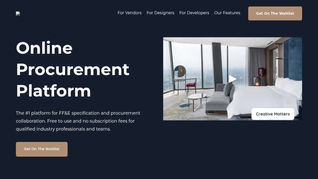 OPP Online Procurement Platform screenshot