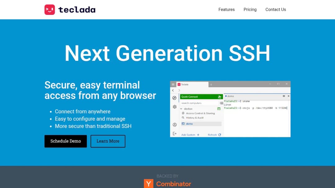 Teclada screenshot