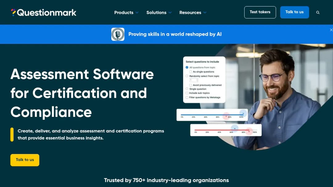 Questionmark Computing screenshot
