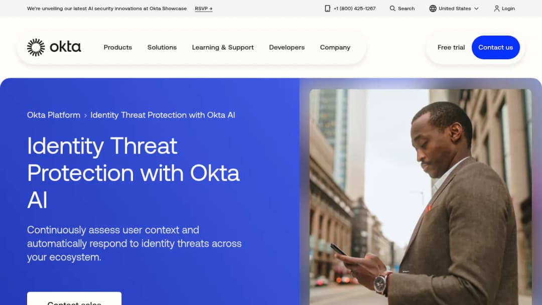 Okta Identity Threat Protection screenshot