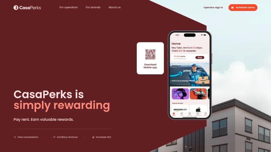 CasaPerks Technologies, Inc. screenshot