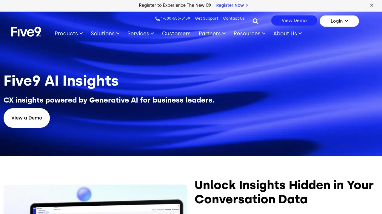 Five9 AI Insights screenshot