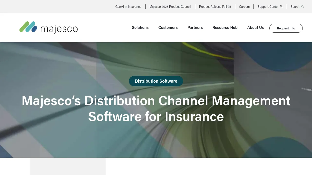 Majesco Distribution Management screenshot
