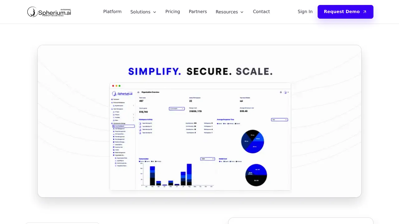 Spherium.ai screenshot